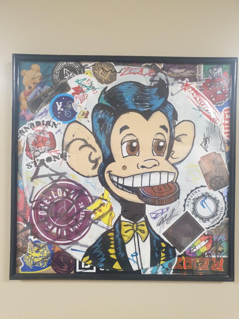 Mixed Media Chimp
