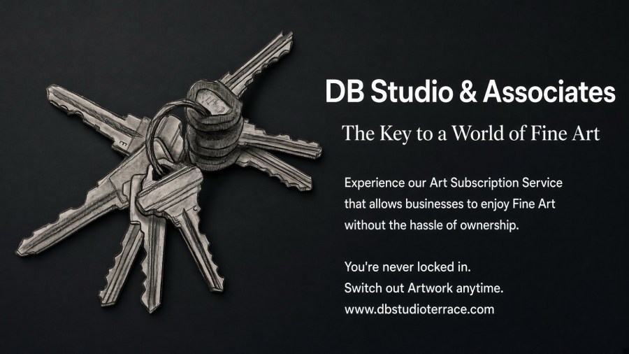 DB Studio ad: The Key to a World of Fine Art